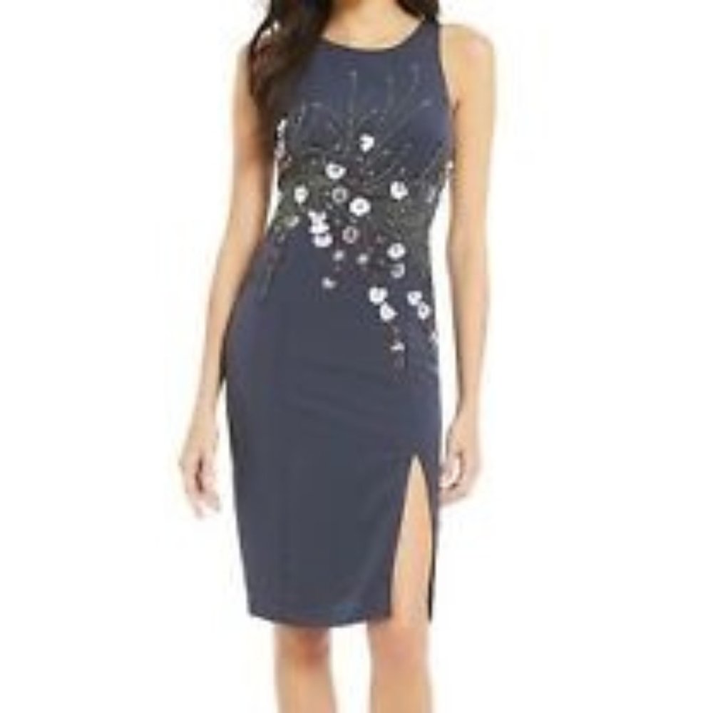 Gianni Bini Women's Size 6 Floral Beaded Dress